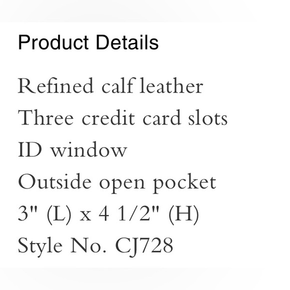 COACH ID card wallet - Picture 4 of 5